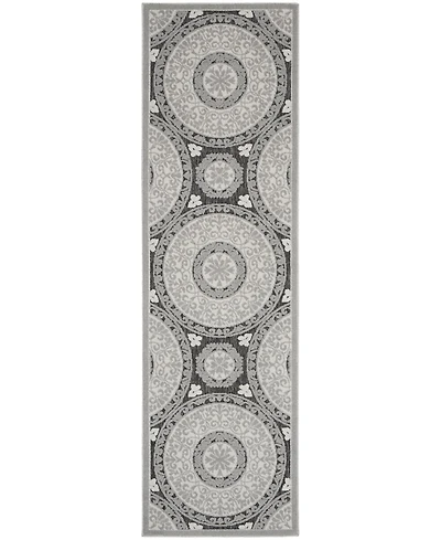Nourison Home Key Largo KLG03 Gray 2'2" x 7'6" Runner Rug