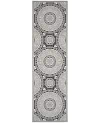 Nourison Home Key Largo KLG03 Gray 2'2" x 7'6" Runner Rug