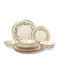 Lenox Holiday 12 Pc. Dinnerware Set, Service for 4