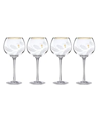 Lenox Holiday Gold Wine Glasses, Set of 4