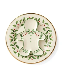 Lenox Holiday Gingerbread Man Accent Plate