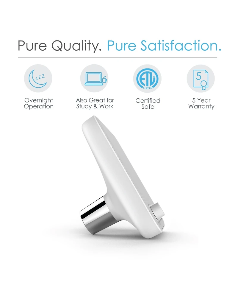 Pure Enrichment Wave Sleep Therapy Sound Machine Black