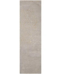 Nourison Home Opaline OPA08 Silver 2'3" x 8' Runner Rug