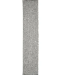 Nourison Home Cozumel CZM01 Silver 2'2" x 10' Runner Rug