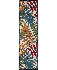 Nourison Home Aloha ALH18 Multi 2' x 6' Runner Rug