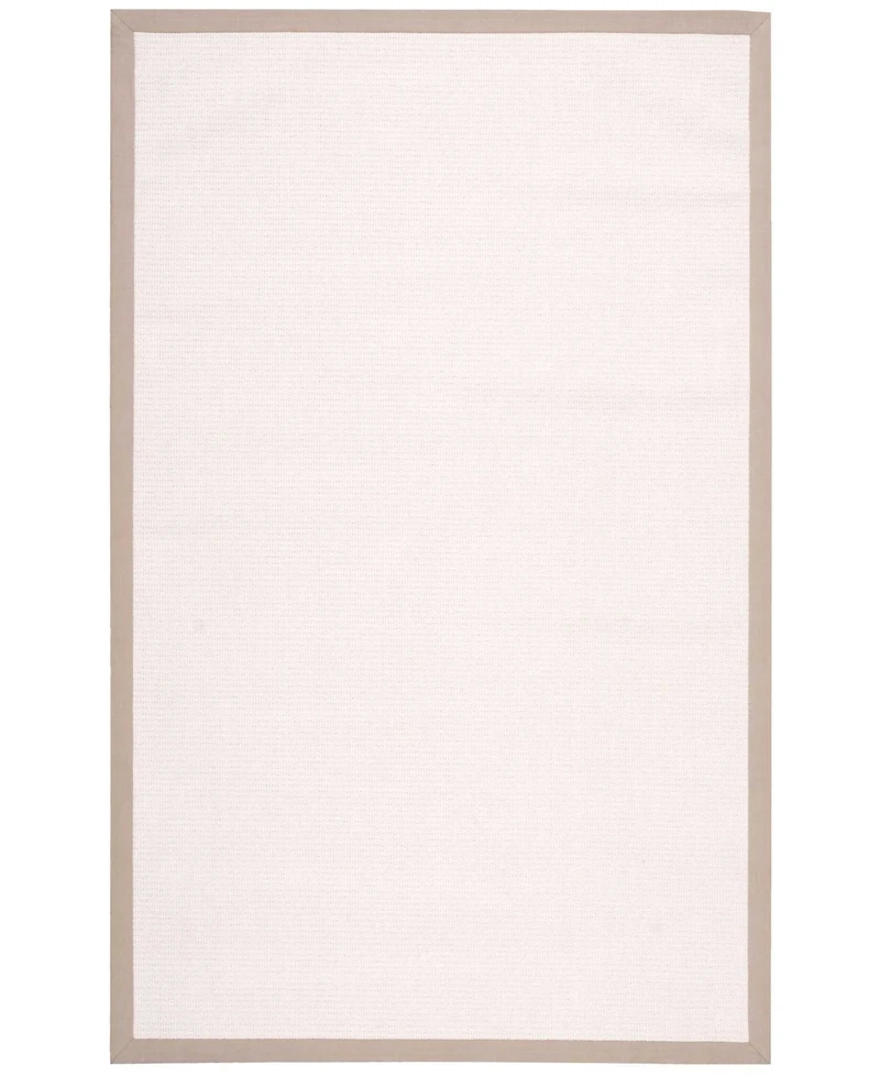 Nourison Home Sisal Soft SSF02 White 5' x 8' Area Rug