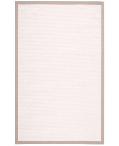 Nourison Home Sisal Soft SSF02 White 5' x 8' Area Rug