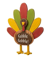 Glitzhome Thanksgiving Turkey Standing Decor
