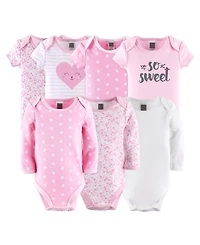The Peanutshell Newborn Baby Layette Gift Set for Girls, Shower Gift Essentials, Pink
