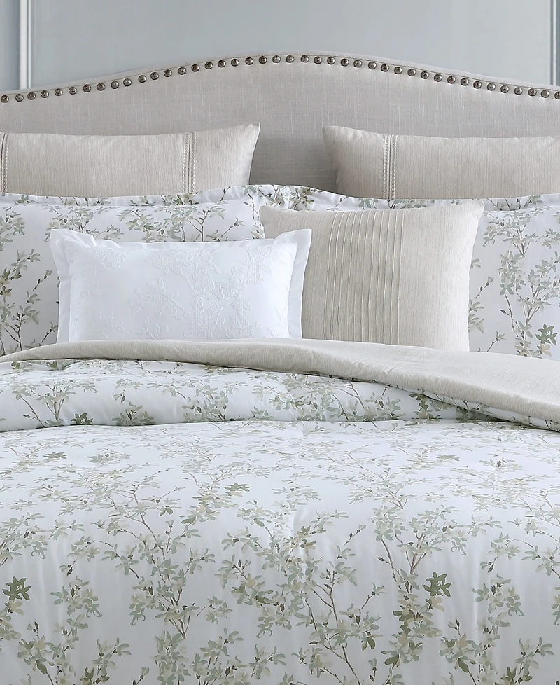 Laura Ashley Lindy 7 Piece Comforter Set, Full/Queen