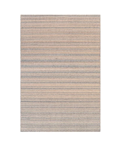 Dakota Stripe Grey 5" x 7'6" Area Rug