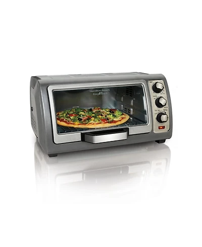 Hamilton Beach Easy-Reach Toaster Oven with Roll-Top Door - 31126D