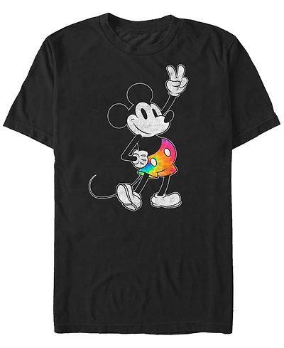 Fifth Sun Men's Tie Dye Mickey Short Sleeve T-Shirt