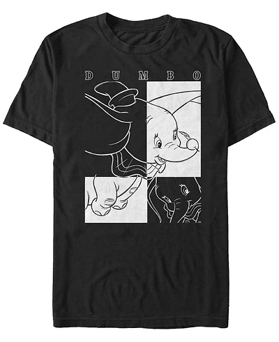 Fifth Sun Men's Dumbo Contrast Short Sleeve T-Shirt
