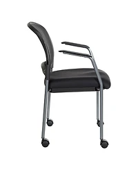 Osp Home Furnishings Titanium Finish Visitors Office Chair