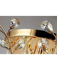 Home Accessories Ava 12" 6-Light Indoor Flush Mount Chandelier with Light Kit