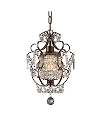 Home Accessories Rosalie 10" 1-Light Indoor Chandelier with Light Kit