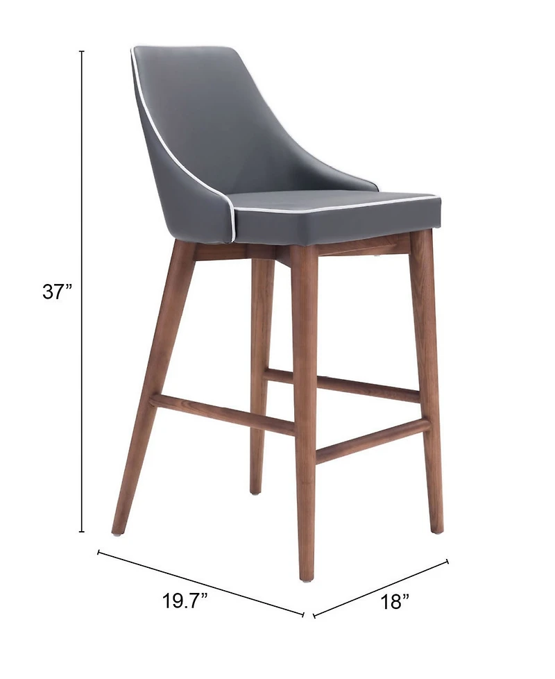 Zuo Moor Counter Chair