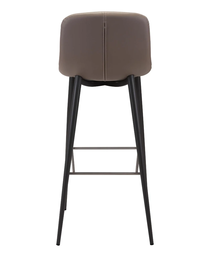 Zuo Tangiers Bar Chair, Set of 2