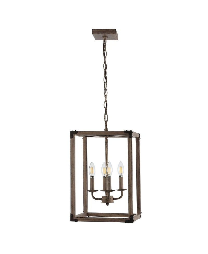 Jonathan Y Magnolia -Light Adjustable Rustic Farmhouse Led Pendant