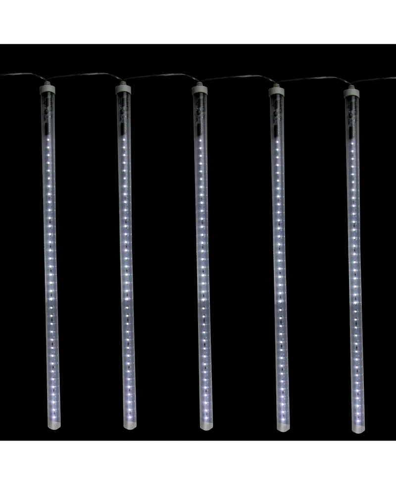 Northlight Transparent Dripping Icicle Snowfall Christmas Light Tubes