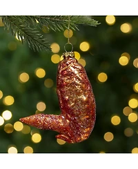 Northlight Buffalo Chicken Wing Glass Christmas Ornament