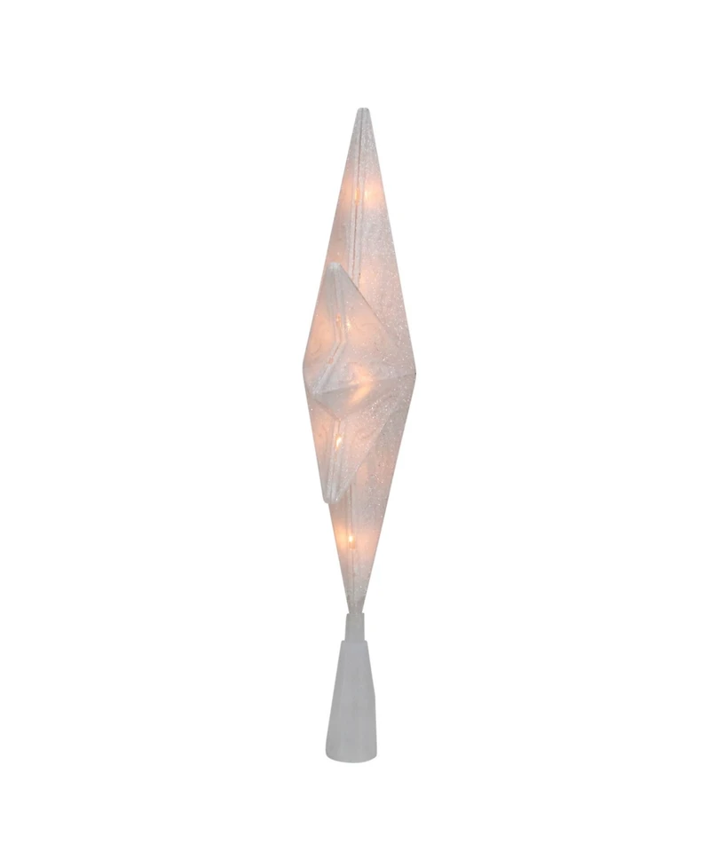 Northlight Lighted Bethlehem Star with Scrolling Christmas Tree Topper