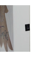 Northlight Lighted Tree "Have Yourself A Merry Little Christmas" Wall Plaque