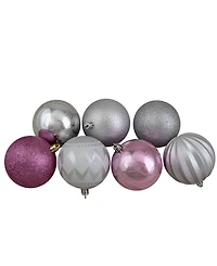 Northlight 75 Count and Shatterproof 3-Finish Christmas Ball Ornaments