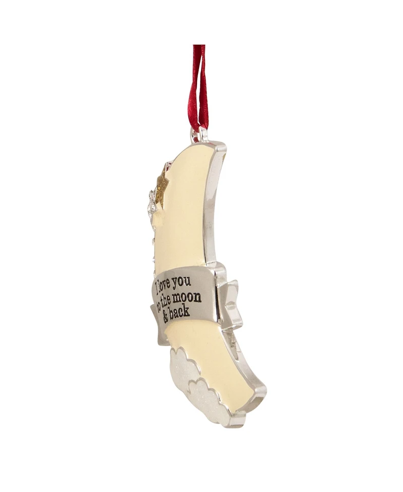 Northlight "I Love You To The Moon and Back" with Crystals Christmas Ornament