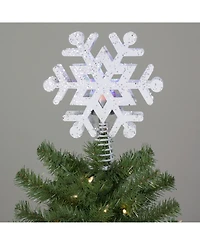 Northlight Lighted Snowflake Christmas Tree Topper