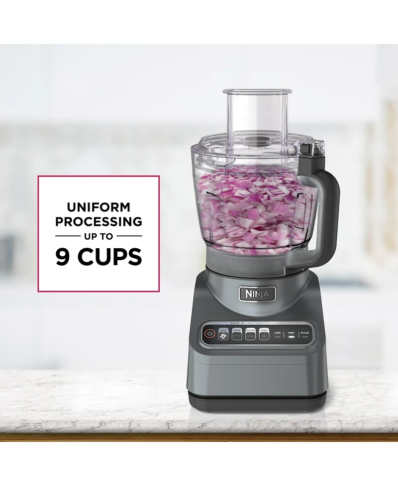 Ninja BN601 Professional Advanced Food Processor, 1000 Watts, 9-Cups, Auto-iQ Preset Programs