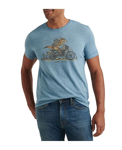 Lucky Brand Men's Coyote Biker Short Sleeve T-Shirt