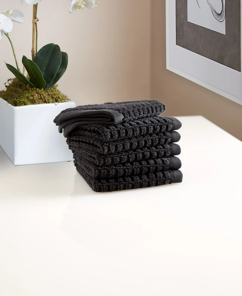 Dkny Quick Dry 6-Pc. Washcloth Set