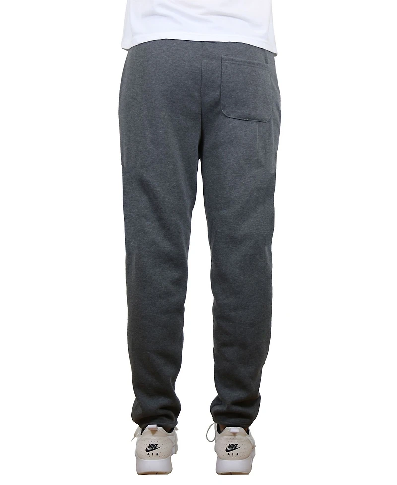 Galaxy By Harvic Men's Classic Open Bottom Fleece Sweatpants