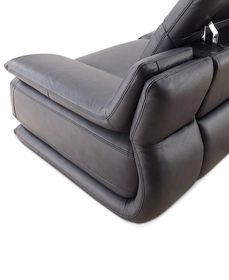 Daisley -Pc. Leather Sofa with 2 Power Recliners