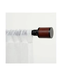 Exclusive Home Rimini 1 Window Curtain Rod Finial Set Adjustable