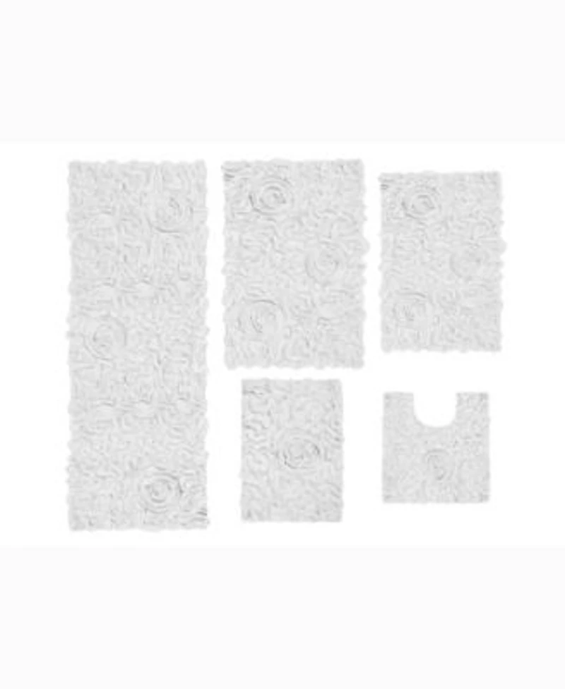 Home Weavers Bell Flower Bath Rugs