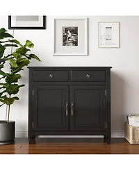 Simpli Home Connaught Solid Wood Entryway Storage Cabinet