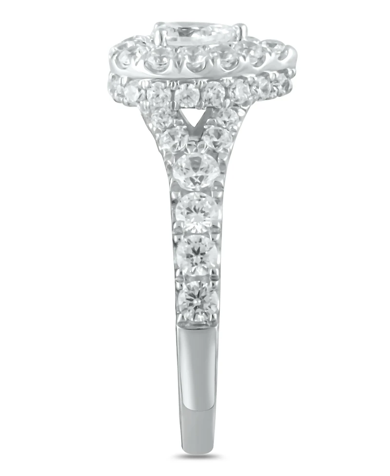 Diamond Pear-Cut Halo Bridal Set (2. ct. t.w.) 14K White, Yellow or Rose Gold