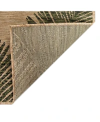 Liora Manne' Carmel Palm 7'10" x 9'10" Outdoor Area Rug