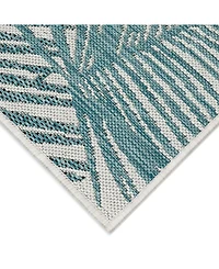 Liora Manne' Carmel Palm 6'6" x 9'4" Outdoor Area Rug