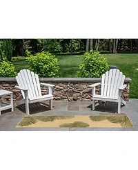 Liora Manne' Carmel Palm 1'11" x 7'6" Runner Rug