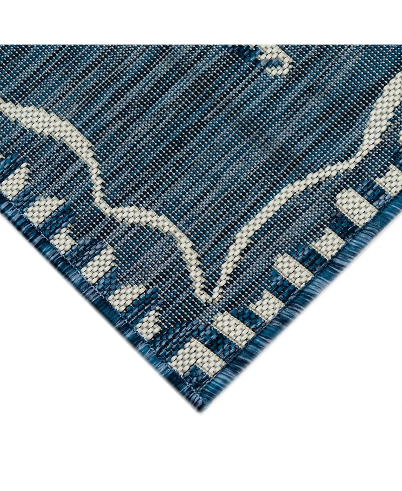 Liora Manne' Carmel Dragonfly 4'10" x 7'6" Outdoor Area Rug