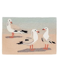 Liora Manne' Frontporch Gulls Sand 2'6" x 4' Outdoor Area Rug