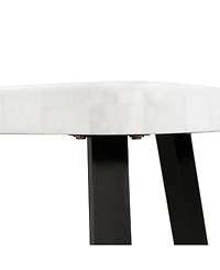 Picket House Furnishings Lena Marble Top End Table