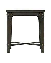 Picket House Furnishings Cera Square End Table with Usb