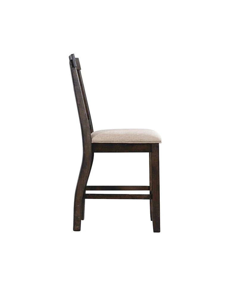 Picket House Furnishings Stanford Counter Slat Back Side Chair Set