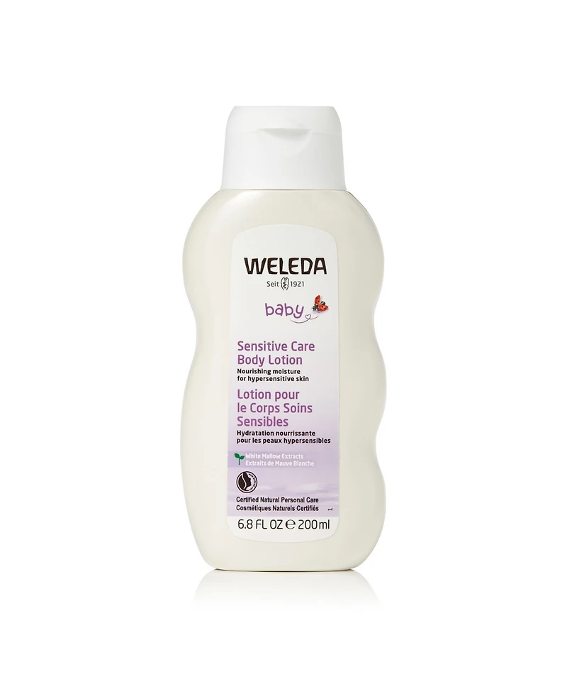 Weleda Sensitive Care Baby Body Lotion with White Mallow Extracts, 6.8 oz