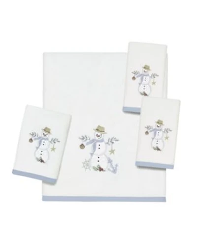 Avanti Coastal Snowman Cotton Bath Towels
